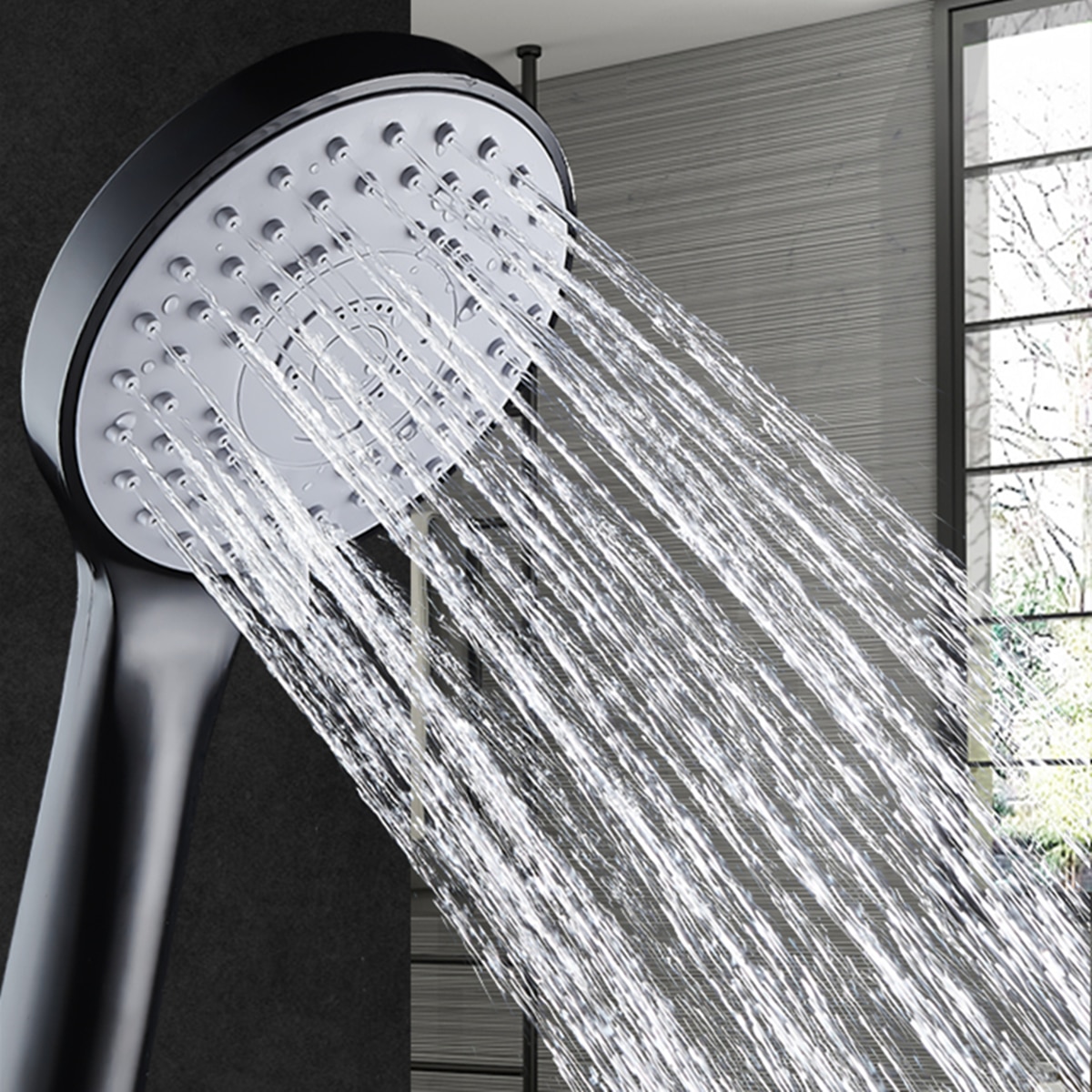Bathroom Shower Adjustable Jetting Shower Head Water Saving Handheld Adjustable 5 Modes SPA Shower Bath Head Bathroom Accessorie
