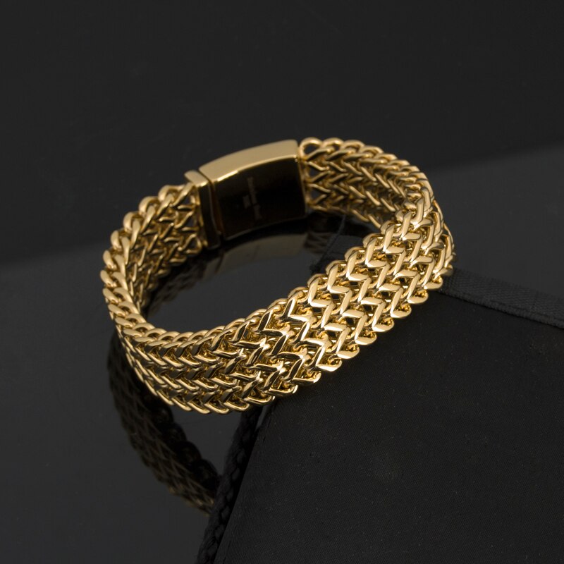 Bracelet de rappeur DJ pour hommes, bijoux de luxe, couleur or, en acier inoxydable, dubaï, à portée de main, accessoires, 8.7, 9.4, 2022