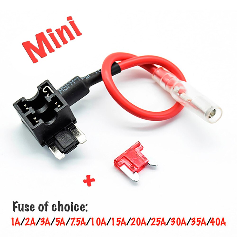 adaptateurs de voiture fusible support robinet Mini Blading voiture Micro adaptateurs Auto: Argent
