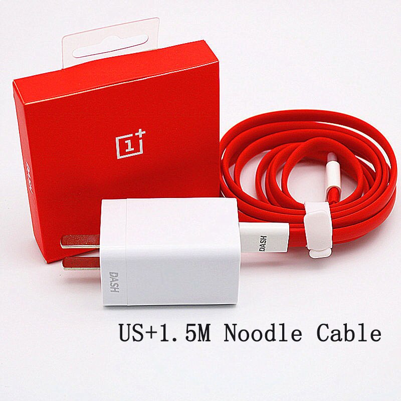 Originele Oneplus 5V4A Charger Dash Lading Usb Snelle Power Muur Adapter Quick Flat Type C Kabel Voor Oneplus 6 6 T 5 5 T 3 3 T 7: USx 1.5m cable