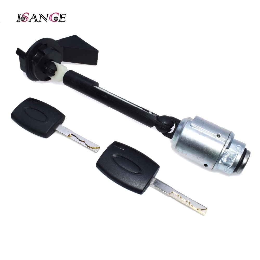 ISANCE Car Bonnet Hood Release Cylinder Lock Kit 2 KEYS For Ford Focus II Mk2 2004 2005 2006 2007