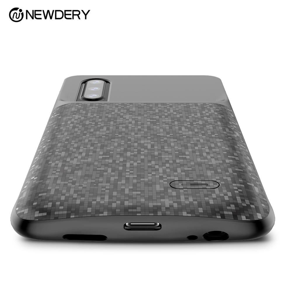 Portable power case for Huawei p30 p30 pro Nova 4e 4700mAh TPU charging case for huawei p30 pro black