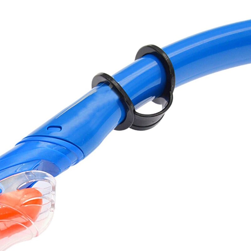2 Pcs Scuba Diving Silicone Snorkel Mask Strap Keeper Universal Plastic Clip Snorkel Holder Retainer Snorkeling Parts