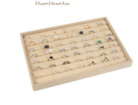 Jewelry Box Plate Jewelry Display Earring Holder Ring Watch Necklace Display Tray Stand Organizer Box Case Display Storage: 9