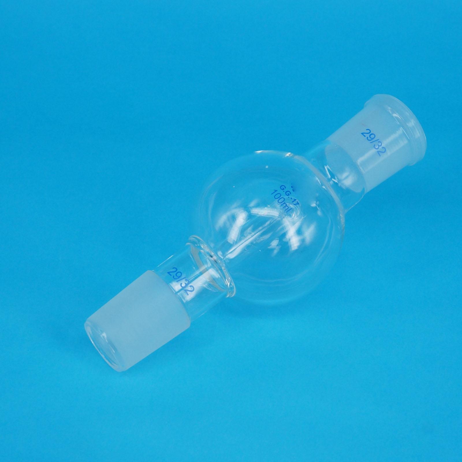 100ml Bump Trap 29/32 to 29/32 Ground Joint Lab Glass Rotary Evaporator