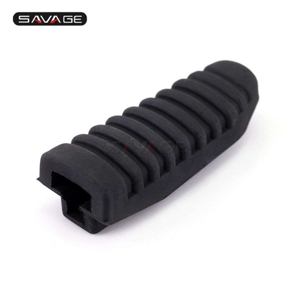 Reposapiés de goma con clavija para SUZUKI GSF 650 1250/S BANDIT SFV 650 Gladius, accesorios para motos, cubierta frontal de Pedal negra