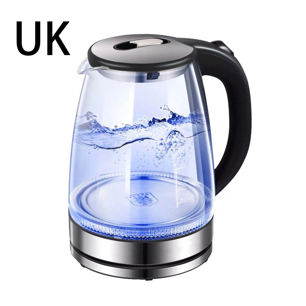 Uk / eu / au plugg vannkoker hastighet koke glass vannkoker trådløs vannkoker automatisk avstengning og koketørke beskyttelse av 1.7l: Uk