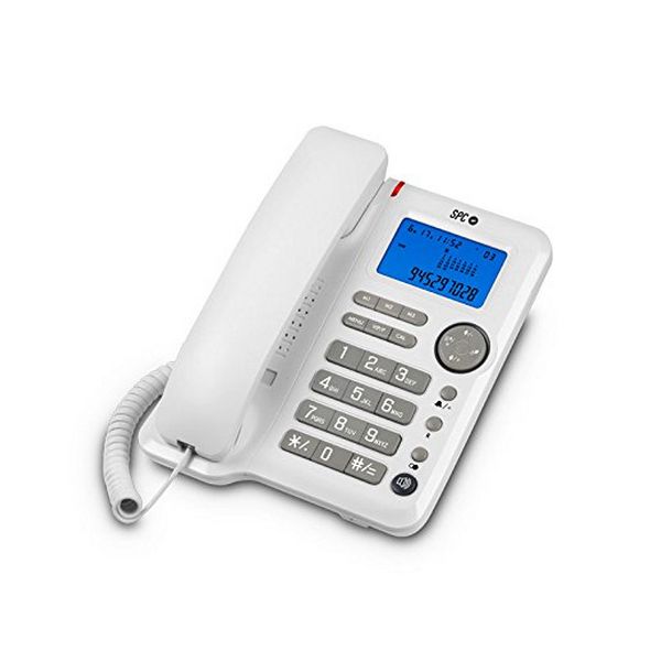Spc Comfort Volume 2 - Teléfono Fijo Para Mayores Teclas Xl Con Pantalla Y Gran
