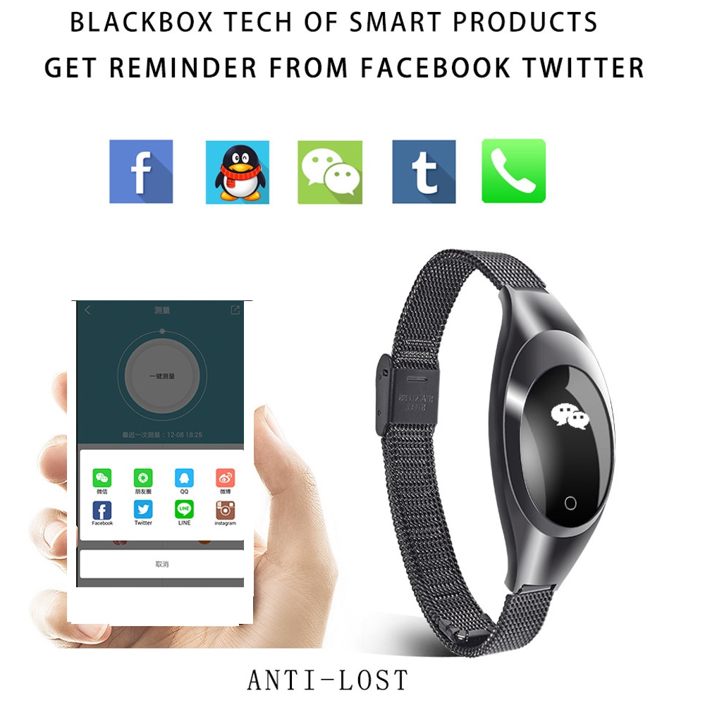 Smartwatch Damski greentiger - Ciśnienie Krwi i Tętno - Tracker Aktywności - Kolorowy Wyświetlacz LCD