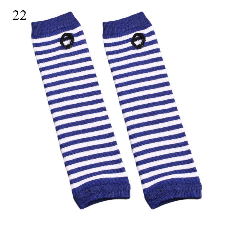 Winter Warm Long Gloves For Women Men Knitted Fingerless Elbow Gloves Red Striped Hip-Hop Mittens Outdoor Elastic Arm warmer