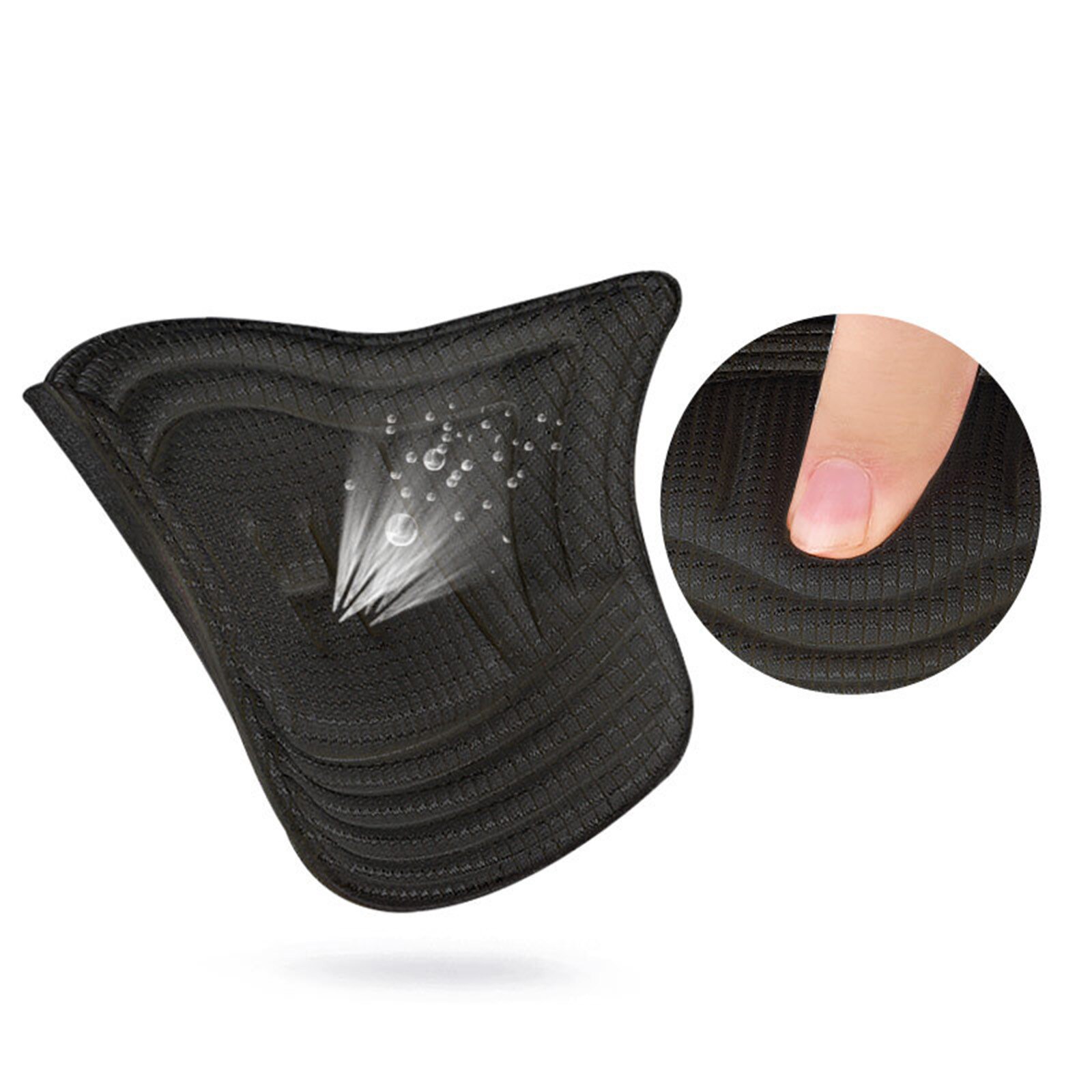 Anti-chute talon autocollants chaussures épaississement réglage Code Anti-usure pied Dec 1st