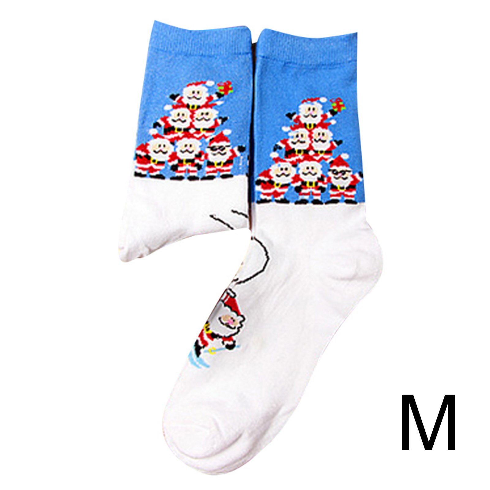 Christmas Pattern Printing Socks Winter Warm Cotton Middle Tube Socks Unisex YS-BUY: m