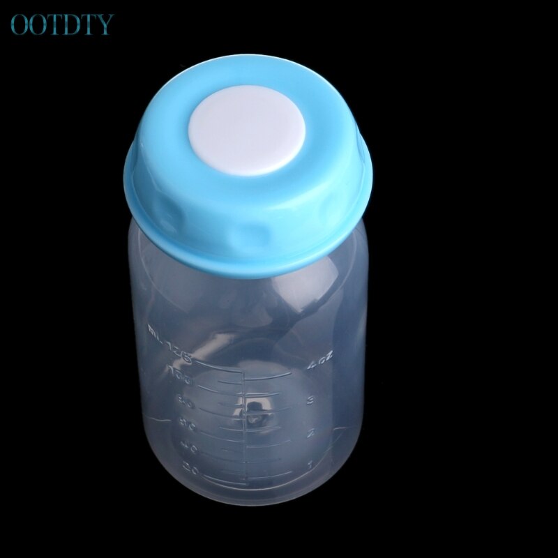1pc baby 125ml brystmælk foderflasker indsamling opbevaringshals bred opbevaringsflaske 20. apr