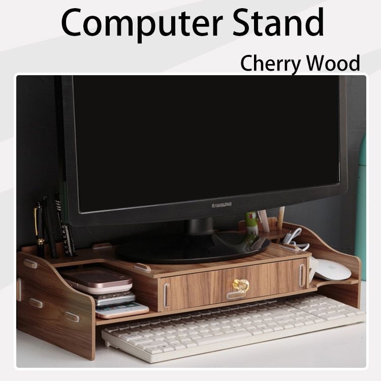 Diy Houten Computer Frame Plaat Notebook Verhogen Beugel Computer Desktop Computer Plank Laptop Bracke Lapdesks