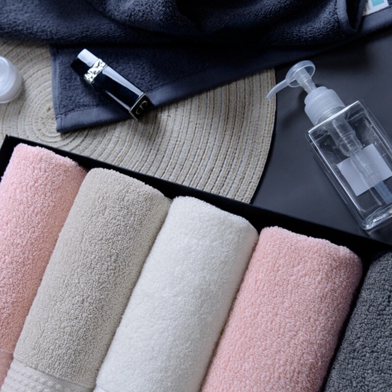 Long-staple Cotton Bath Towel Thicken Household Hotel Beauty Center Bathroom Towels No Fluorescence Suitable for Adults