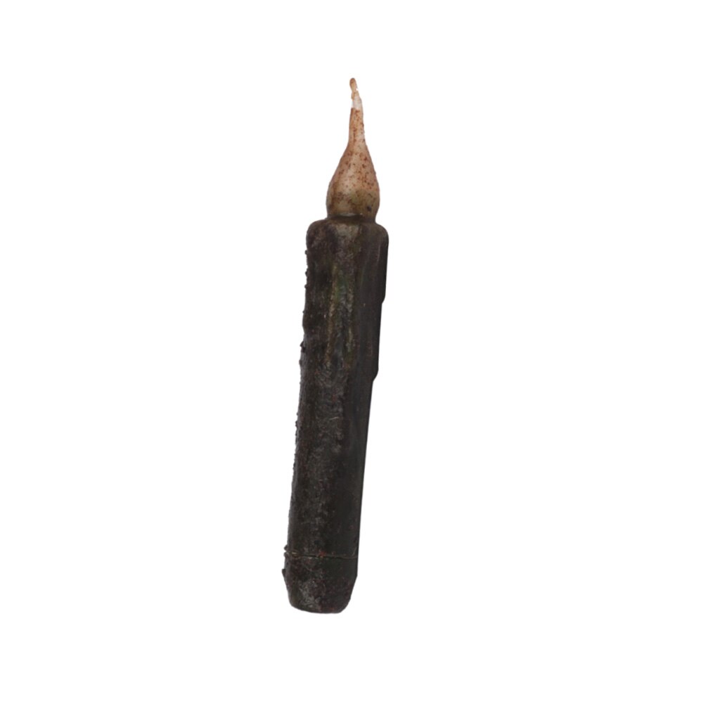 Black Electronic LED Taper Candle for Church Birthday Wedding DIY Decor 17cm