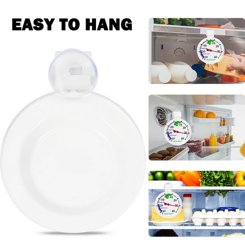 Large Dial Fridge Freezer Thermometer Refrigerator Temperature Monitor Gauge