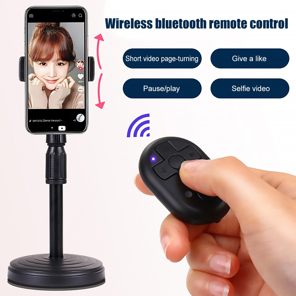 Bluetooth Remote Camera Ontspanknop Voor Selfie Camera Controller Bluetooth Remote Knop Voor Iphone Android