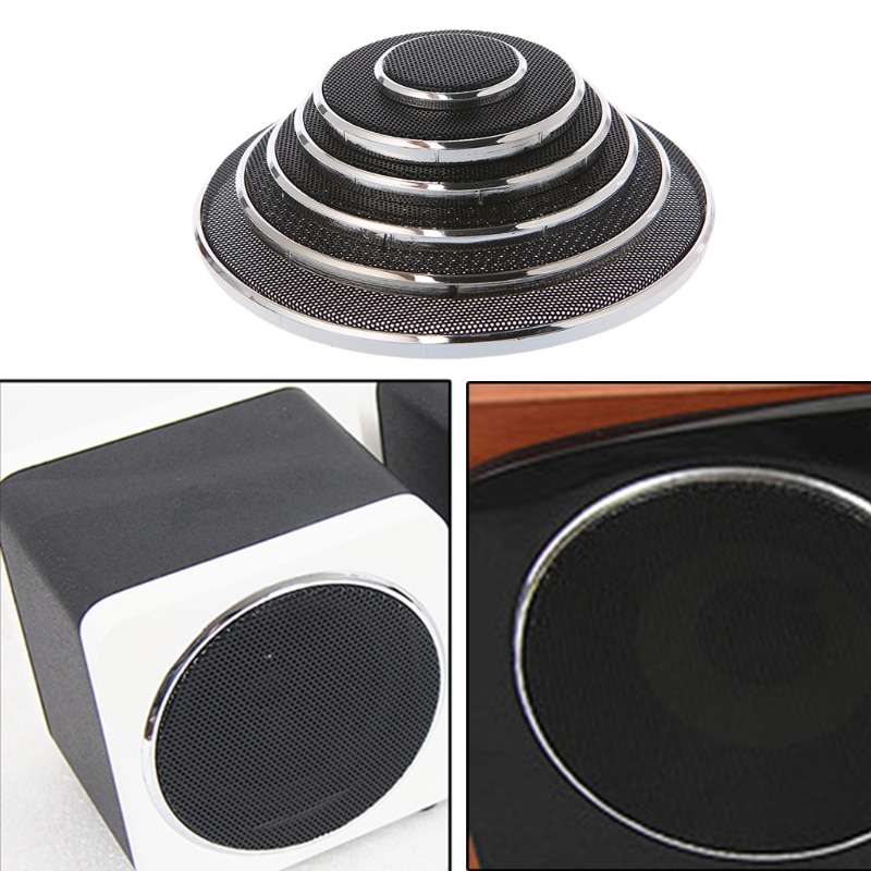 2 Stuks 1/2/3/4/5/6.5 Inch Speaker Staal Mesh Ronde Grill Beschermende cover Cirkel