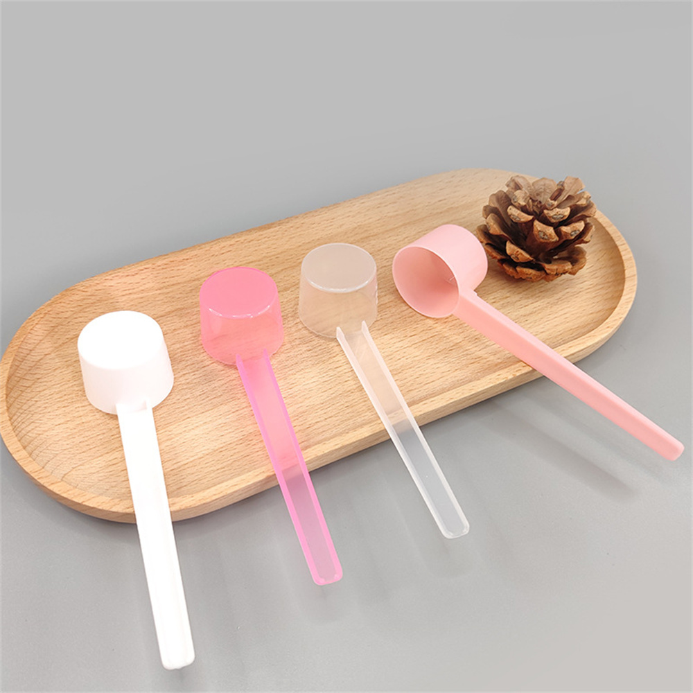 Cuillères à mesurer en plastique 5g 10ml, cuillère à mesurer liquide, cuillère à café, protéines, lait en poudre, boule Gadget de cuisine domestique