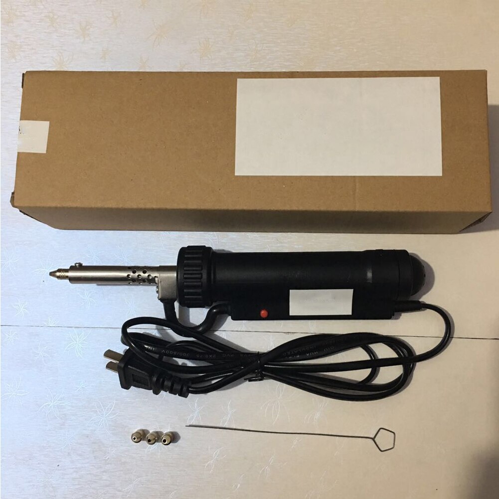 Desoldering Pump Electric Vacuum Solder Sucker Portable Automatic Tin Handheld Repairing Removal US Plug Iron Tool