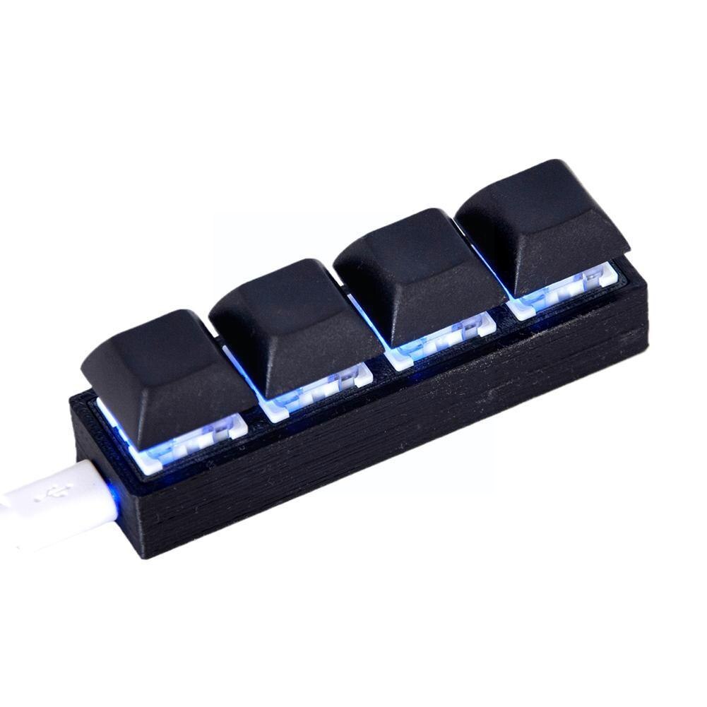 USB Keypad 4 Keys Multi-key in One Shortcut Keyboard Paste Programing and Copy Setting Gaming For Volume DIY Control and F8S2