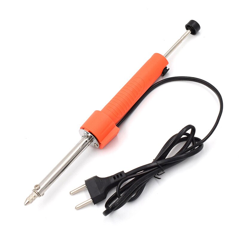 Electrician All aluminum Suction Device Desoldering Pump Black/Blue/Gold Remover Suction Removal Device Hand Welding Tools: eu orange