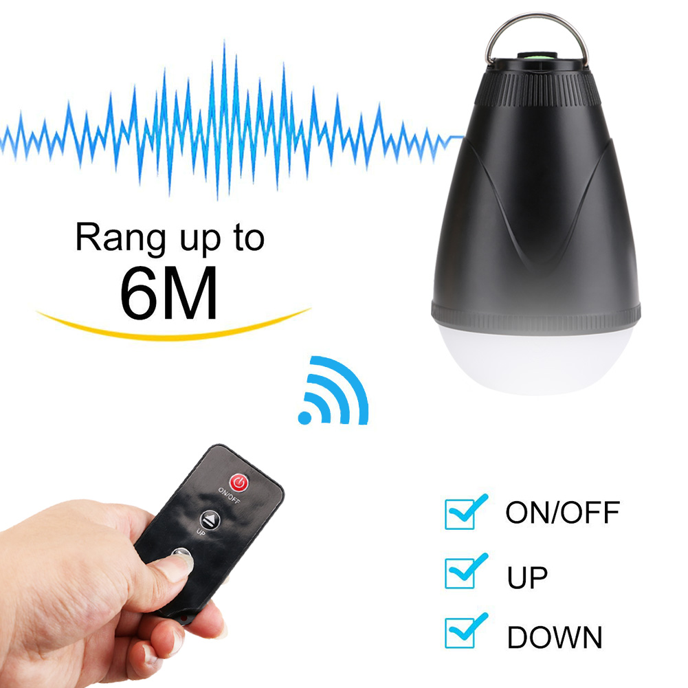 Waterproof Outdoor Camping Light With Remote Controller Built In Rechargeable Battery Portable Lantern Tent Light