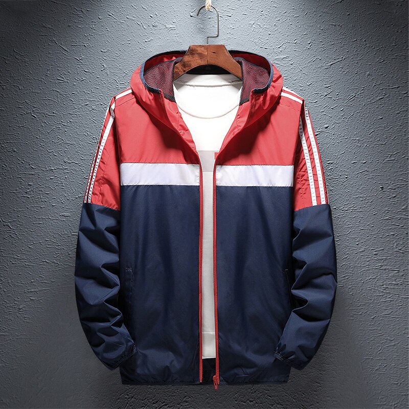 Frühling Sommer Neue herren Bomber Reißverschluss – Grandado