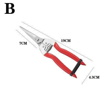 Tuinieren Hand Snoeischaar Tuin Schaar Snoeischaar Micro-Tip Snoeien Knipt Blad Trimmer Rechte Bloemist Schaar Voor Planten: Pruning Shears B