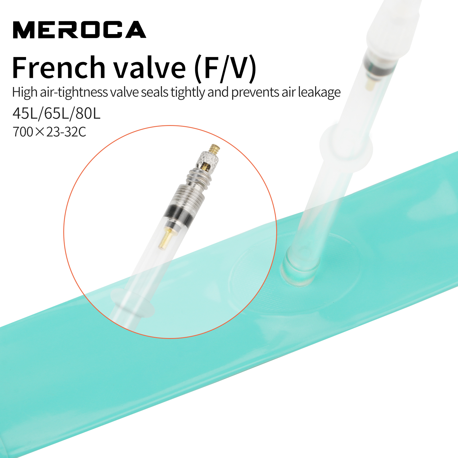 Meroca racercykel tpu-slang 700 x 23-32c fv 45l/65l/80l ultralätt racercykelslang