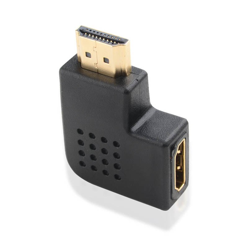 Adaptador Codo Hdmi 90 Y 270 Grados Macho A Hembra - $ 140,00 En