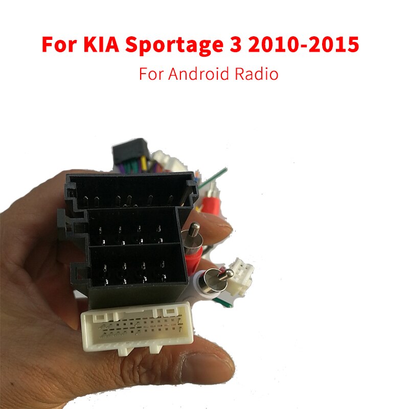 Accesorios para radio de coche Android, adaptador de arnés de cableado, Conector de 16 pines para KIA Sportage 3