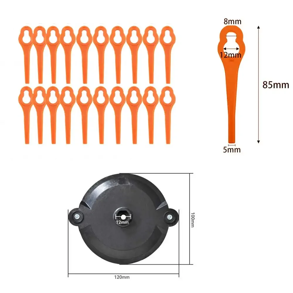 Cutting Disc Fits Blade 311046 91099406 Black Plastic Snap-On For Parkside PRTA 20-LiA1 LIDL IAN Garden Power Tools