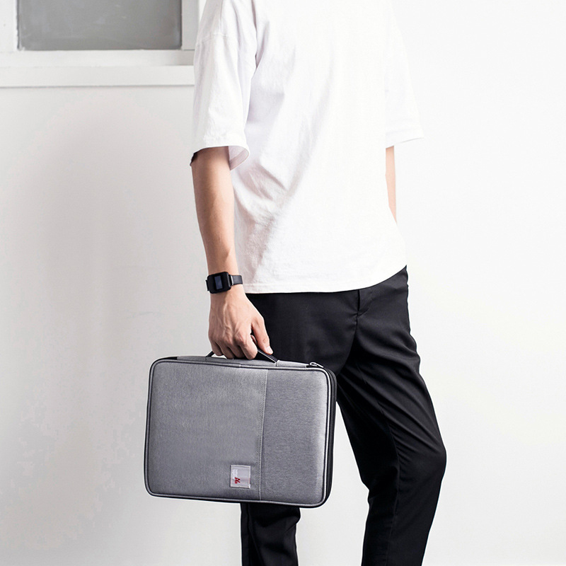 A4 wool felt Document Organizer Folder Padfolio Multifunction Business Holder Case Ipad Bag Office Filing Briefcase Storage