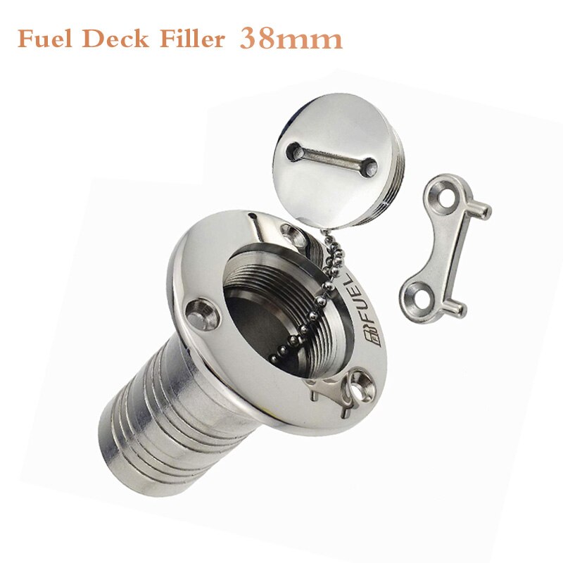 38 or 50mm veneen laitteisto kannen täyttö aisi 316 ruostumaton teräs polttoaine vesi jäte diesel kaasu avaimen korkin täyttö 1-1/2 " ja 2 ": Polttoainesäiliö 38mm