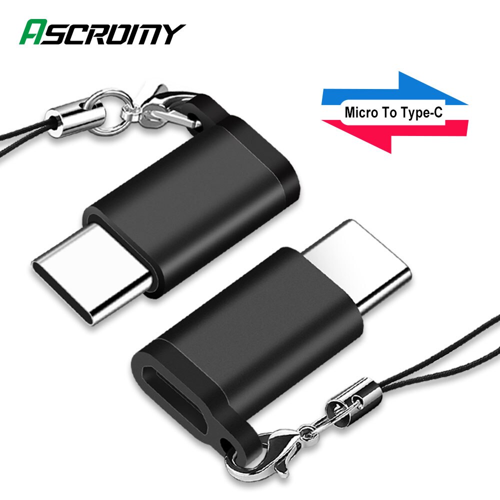 Micro Usb Naar Type C Adapter Converter Voor Xiaomi Mi 10 Redmi Note 8 Pro Mi10 Huawei Oneplus 7 Een plus 7T Samsung Note 10 Type-C