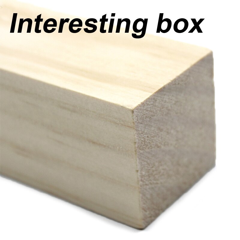 Dennenblok 4 * 4 * 10cm massief hout ruw hout staaf rechthoekig hout kolom steun hout doe-het-zelf handleiding model materiaal