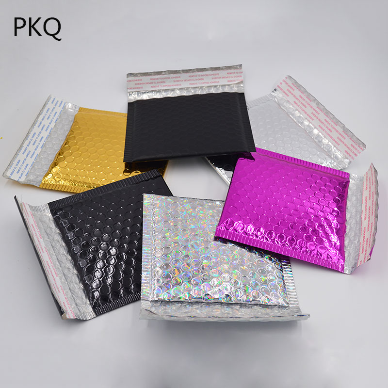 Aluminum Foil Bubble Mailers Padded Envelopes 15*13cm Small Self Seal Mailing Bag Envelope Envelopes