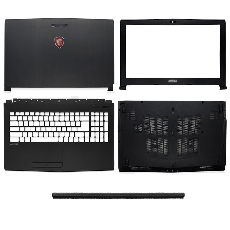 For MSI GP62 6QG GV62 GL62 6QF GP62MVR MS-16J9 GP62MVR GL62M Laptop LCD BackCover/Front Bezel/Hinges/Palmrest/Bottom Case