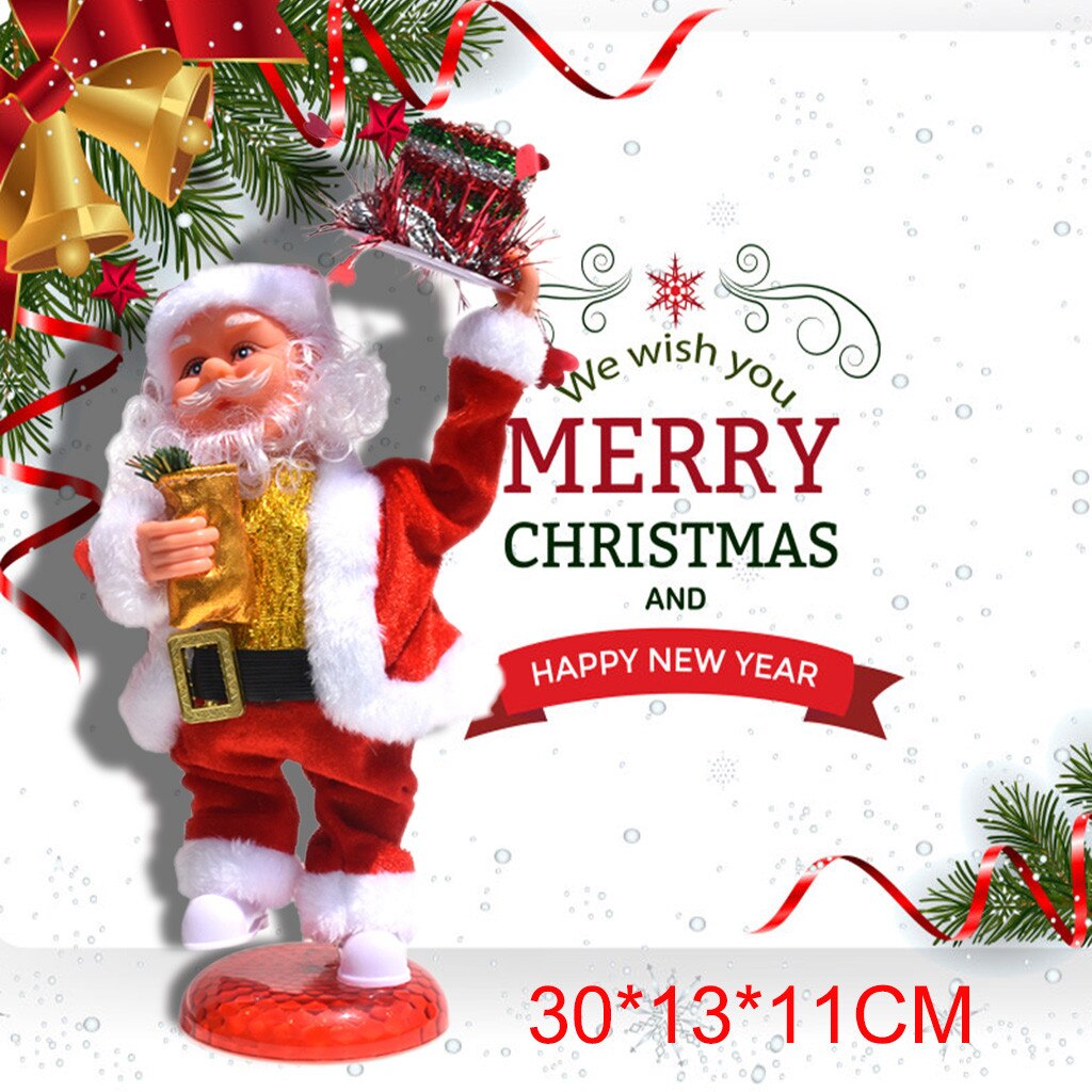Kerstman Pop Kerst Kerstman Pop Elektrische Zingen Dansen Speelgoed Jaar Cadeau Kerst Kerstboom Ornament Speelgoed