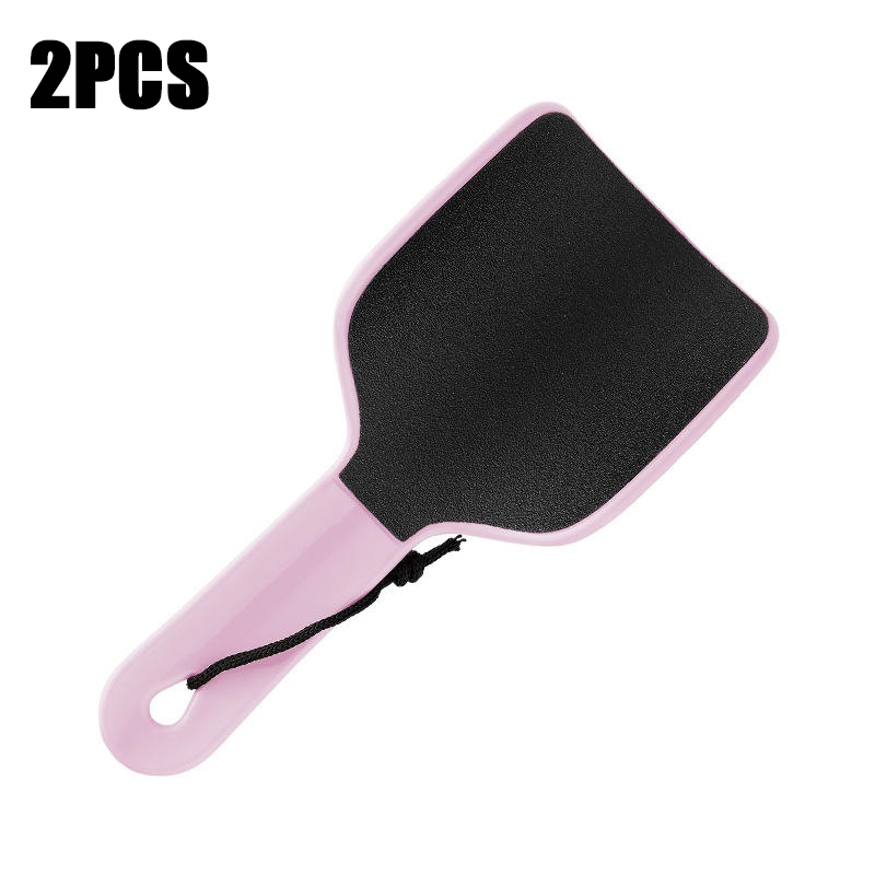 Lime à pied incurvée dissolvant de callosités de peau morte pour pieds Double face pédicure professionnelle lime à pied ponceuse à pied en forme de U épurateur: Ivoire
