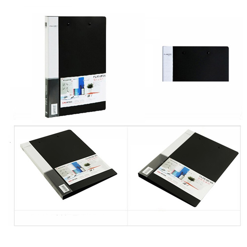 Deli Folder A4 Board Clip Data Folder Resume Folder Test Paper Clip Finishing Clip Office Classification Single and Double Clip