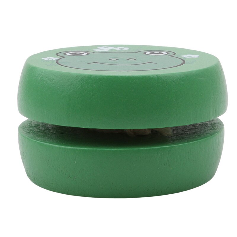 Yoyo de madera de 5cm para niños, juguetes clásicos de Yoyo con personalidad creativa, pasatiempos deportivos, de navidad