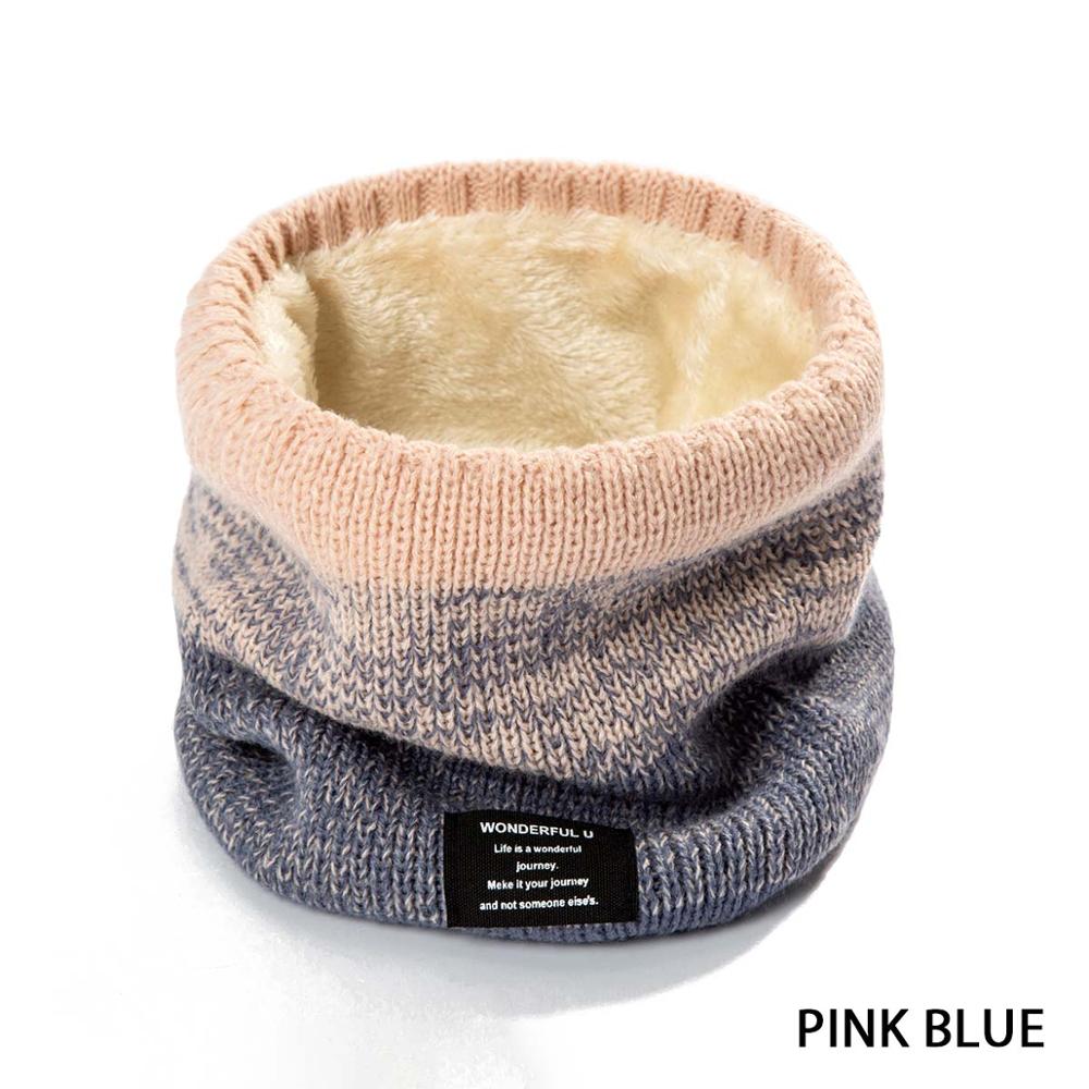 Molixinyu Winter Baby Sjaal Thicken Warm Plus Fluwelen O Ring Vrouwen Sjaal Voor Meisjes Katoen Gebreide Mode Zachte Sjaal Voor vrouwelijke: a5