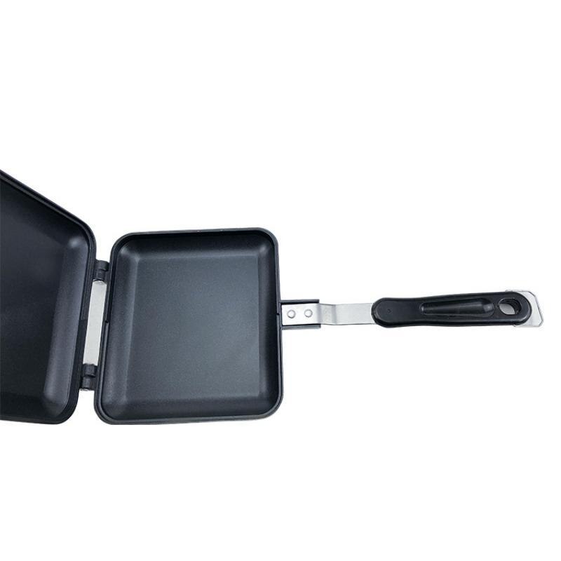 Røykfri stekepanne egnet for gass husholdning sandwich toast form toast brød bakebrett non-stick aluminium flip pannekake panne