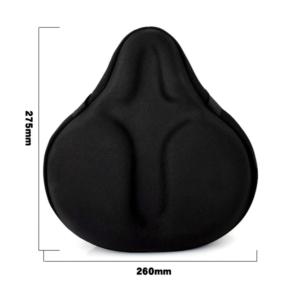 Heimtrainer Sitz Gel Kissen Abdeckung Teile Ergonomischen Für Große Breite Fahrrad Sattel Pad Radfahren Reiten Zubehör Teil