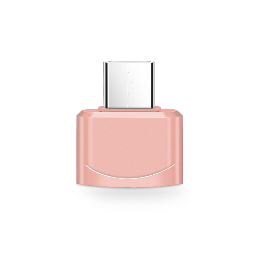 USB 3.0 Type-C OTG Adapter Micro USB OTG Converter For Xiaomi Huawei Samsung oneplus 7 Mouse Keyboard USB Flash Disk Adapter OTG: Rose Gold