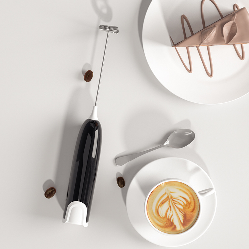 Mini-Milchaufschäumer, Handschaumbereiter für Lattees, Schneebesen, Kaffee, Cappuccino, Frappe, Matcha, heiße Schokolade, Schneebesen, Getränkemixer: verrotten