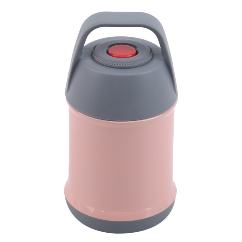 Alimentos frasco de vacío aislado de contenedores de alimentos de acero inoxidable con aislamiento comida termo para alimentos con contenedores termo: pink